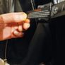 Brand New. Black Ladies Leather Jacket with zip & stud detail Image 5