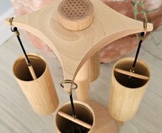 koshi chimes set with stand