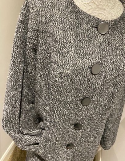 Coat Grey Per una wool