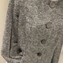 Coat Grey Per una wool Image 3