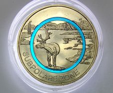 Germany 5 Euro Base Metals (Polymer Ring) Uncirculated Coin 2020 - Subpolare Zone (G) - Earth's Climate Zones