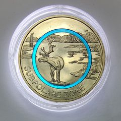 Germany 5 Euro Base Metals (Polymer Ring) Uncirculated Coin 2020 - Subpolare Zone (G) - Earth's Climate Zones
