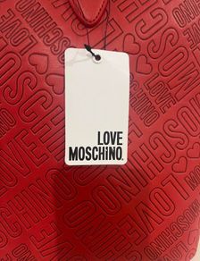 Love Moschino Red Tote Bag