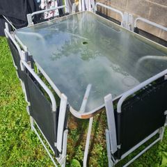 Garden set table and chairs