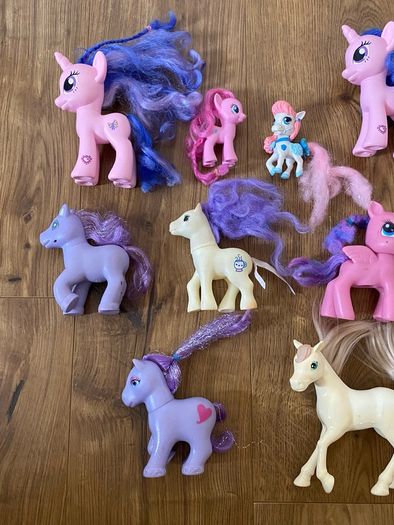 10 Kids Vintage My Little Pony Figures/ Toys