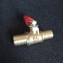 Brass 1/4 ball valve 12mm free viewing Image 3