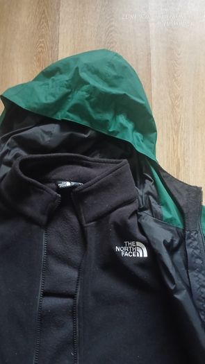 The North Face Boys 2-in-1 Jacket Medium - Green/Black