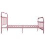 Bed Frame Pink Metal 180x200 cm Image 4
