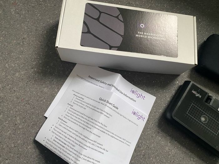 Iolight Model 1 Electronic Portable Microscope 1mm