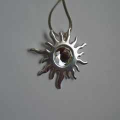 Necklace, Jewellery, Sunburst necklace.