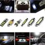 FREE SHIPPING 22PCs Can-bus Error Free LED SMD Bulbs Kit Set Spare Parts for Car Interior Dome Map Door Courtesy License Plate Lights Festoon C5W T10 168 194 2825 Xenon-White Image 4