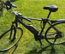 Carrera Crossfuse Mens Electric Hybrid Bike-L Fr
