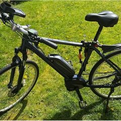 Carrera Crossfuse Mens Electric Hybrid Bike-L Fr