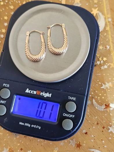9ct Gold Yellow Gold Hoop Earrings