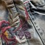 Brand New Designer Denim Crossbody Bag Image 5