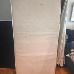 Solid Single Divan Bed Base with Matching Headboard  Clean & Sturdy Condition