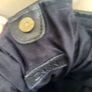 ZARA black supersoft leather tassle hand held bag Image 3