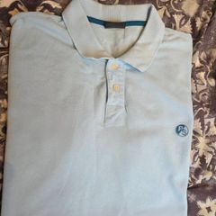 mens paul smith blue polo shirt