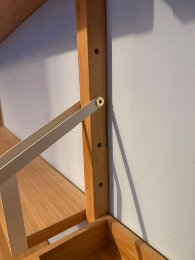 IKEA SVALNAS Bamboo Wall Shelving System