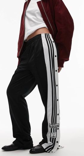 ADIDAS Originals Adibreak Track Pants Black Size 8!