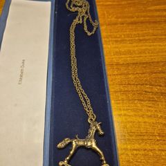 Vintage Rocking Horse Necklace