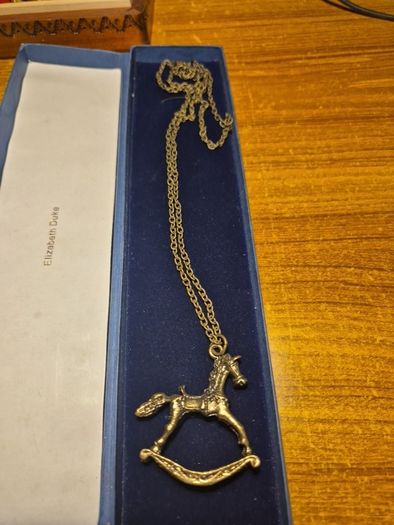 Vintage Rocking Horse Necklace