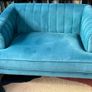 Teal dfs Enchanted sofa set. Four seater and cuddle seat. Image 3