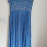 Blue lace dress Image 3