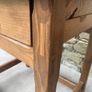Solid oak French Provincial Farmhouse Side Table. Image 6