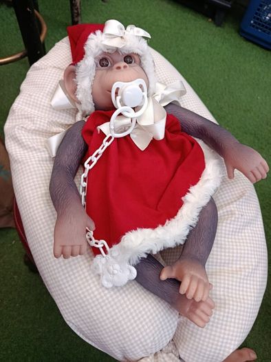 Reborn style chimpanzee doll