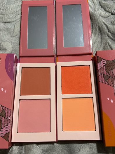 Juvias blusher palette volume 2 and 6 highly pigmented new