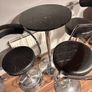 3 bar stools and table Image 2