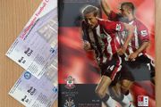 2004 Southamton v Newcastle United - Premier League Programme + Tickets