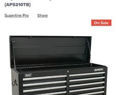 sealey top chest