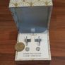 2 pairs Earrings Silver Cubic Zirconia Image 4