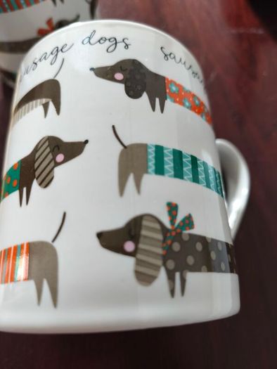 two brand new Dachshund mugs !