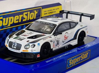 Scalextric Bentley Continental GT3- #31 Slot car ( H4024 C4024 24hr Le Mans touring superslot )