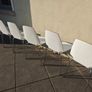 6 IKEA Vilmar stackable chairs - white Image 8