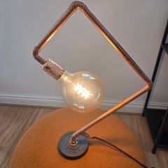 Copper table lamp