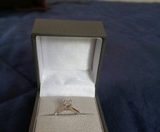 Platinum Princess Cut Diamond Solitaire