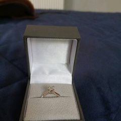 Platinum Princess Cut Diamond Solitaire