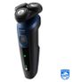 Philips Shaver Series 5000 - Wet & Dry Electric Men's Shaver in Metallic Blue with Precision Trimmer and Soft Pouch Travel Case Image 7