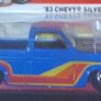 Hot Wheels The Hot Ones 1983 Chevy Silverado Pickup Blue VHTF Image 2
