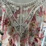 Brand new river island peach and cream floral chiffon cami vest  top Image 2