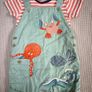 Next Sage Green Sea Life Dungarees & Bodysuit Set Size 6-9 Months 68cm Image 7