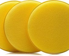 Glass Polish 15001 Ultra-Soft Foam Applicator Pad, Multi-purpose Sponge Pad | 125 mm | Pack of 3