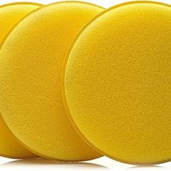 Glass Polish 15001 Ultra-Soft Foam Applicator Pad, Multi-purpose Sponge Pad | 125 mm | Pack of 3