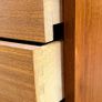 Vintage Danish Teak LP Record Cabinet & Media Console Image 6