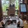 Brother PR680W 6-Needle Embroidery Machine + PE-Design 11  Excellent Condition Image 3