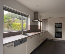 Premium high-gloss fitted kitchen